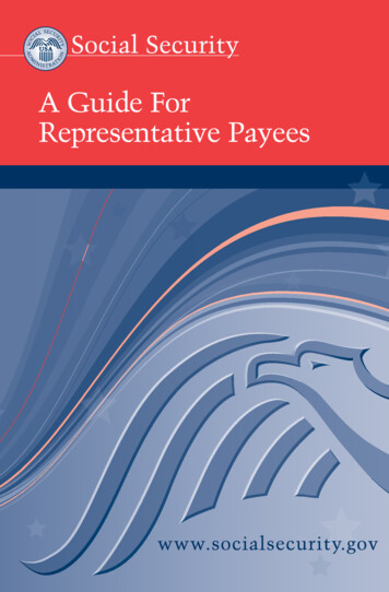 A Guide For Representative Payees - University Of Iowa
