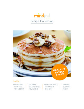 Recipe Collection - Mindful By Sodexo