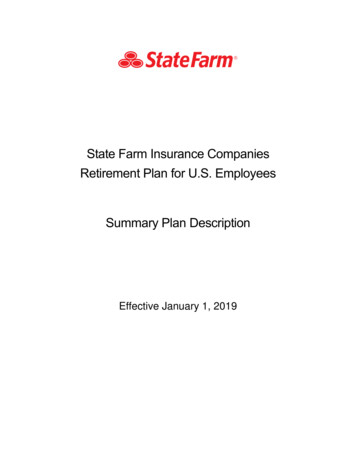State Farm Retirement Plan SPD 20190101
