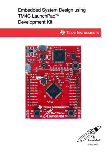 Embedded System Design Using TM4C LaunchPad TM 