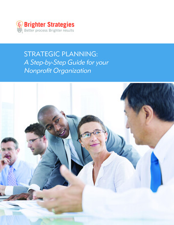 STRATEGIC PLANNING: A Step-by-Step Guide For Your .