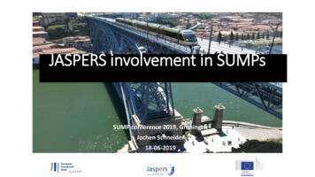 JASPERS Involvement In SUMPs - Eltis