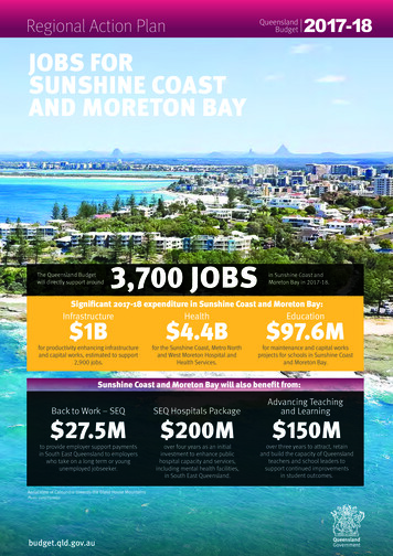 3,700 JOBS - Queensland Treasury