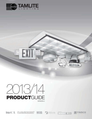 2013-14 Tamlite Product Guide - City Electric Supply