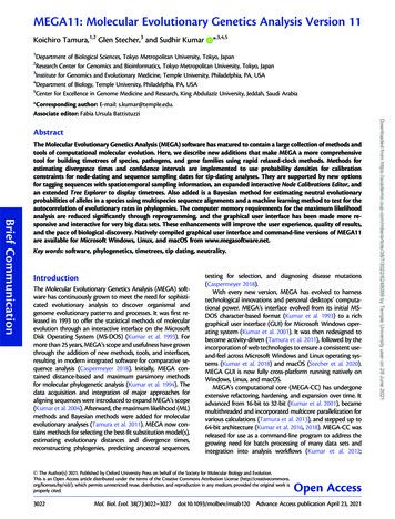MEGA11: Molecular Evolutionary Genetics Analysis Version 11