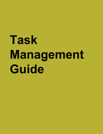 Task Management Guide - CentriQS