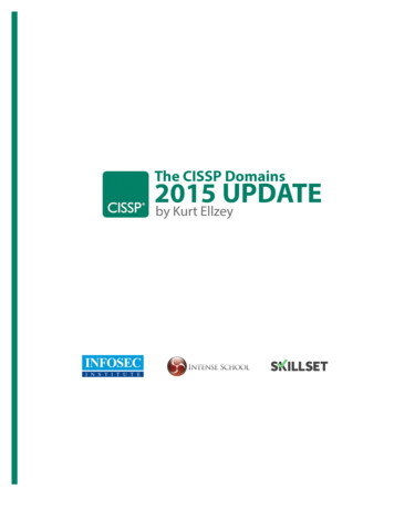 CISSP Domains: 2015 Update - Infosec