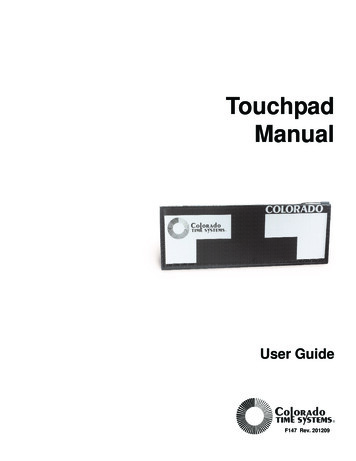 Touchpad Manual F147