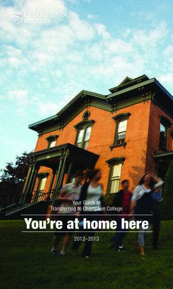 Your Guide To You’re At Home Here - Champlain College