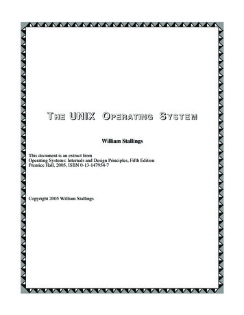 CHAPTER 1: INTRODUCTION TO UNIX