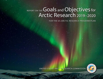 Goals And Objectives For - University Of Alaska System