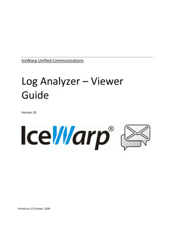 V10 Log Analyzer - Viewer Guide