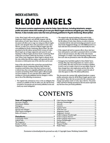 INDEX ASTARTES: BLOOD ANGELS - Warhammer Community