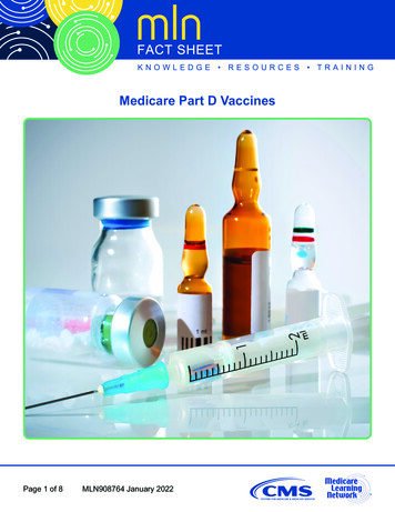 MLN908764 – Medicare Part D Vaccines