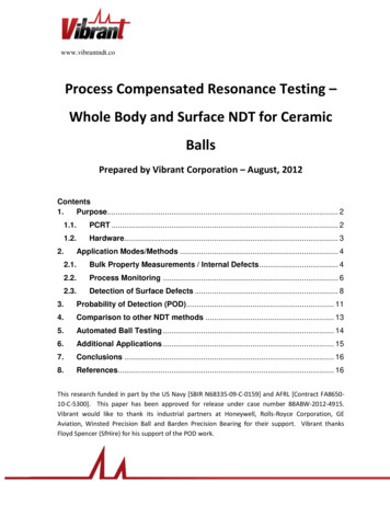 Process Compensated Resonance Testing Whole Body And .