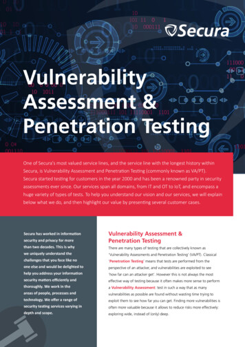 Vulnerability Assessment & Penetration Testing - English