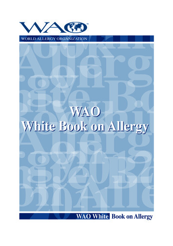 WAO White Book On Allergy - World Allergy Organization