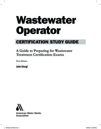 A Guide To Preparing For Wastewater Treatment .