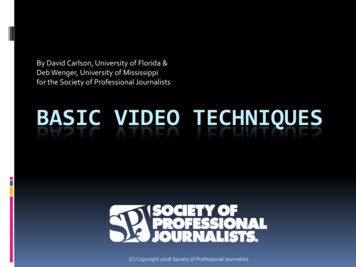 Basic Video Techniques - Ole Miss