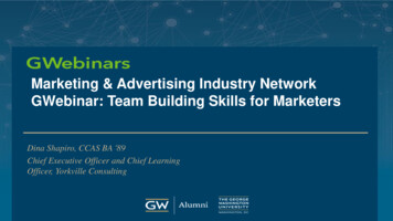 Marketing & Advertising Industry Network GWebinar: Team .