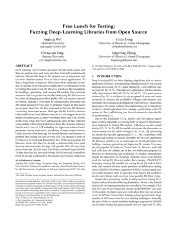 Free Lunch For Testing: Fuzzing Deep-Learning Libraries From Open Source
