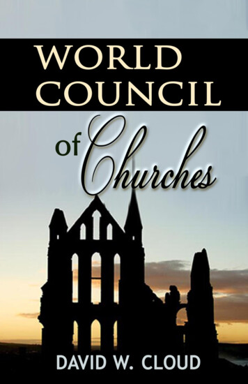 E World Council Of Churches - Way Of Life