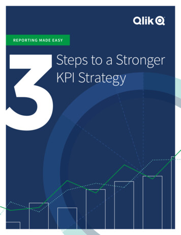 Reporting Made Easy: 3 Steps To A Stronger KPI Strategy - Qlik