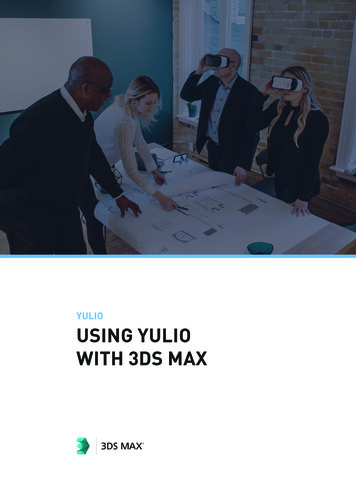 YULIO USING YULIO WITH 3DS MAX
