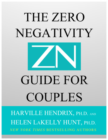 THE ZERO NEGATIVITY - Harville And Helen