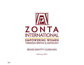 BRAND IDENTITY GUIDELINES - Zonta International