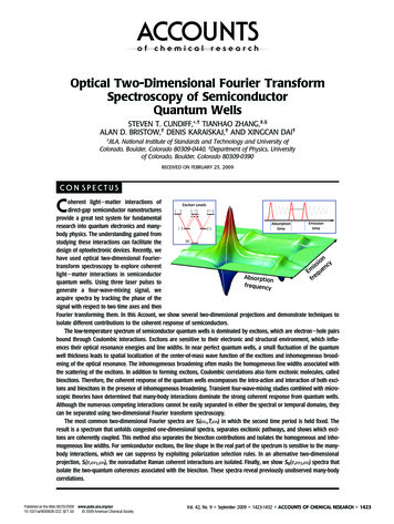 Optical Two-Dimensional Fourier Transform Spectroscopy 