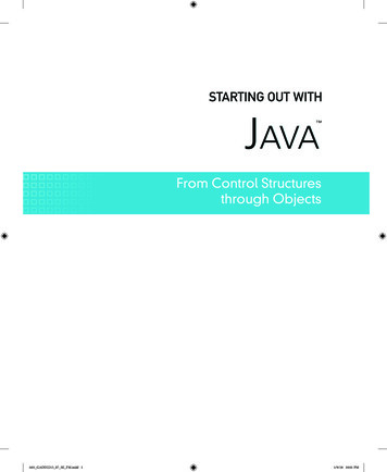 STARTING OUT WITH JAVA - Pearson