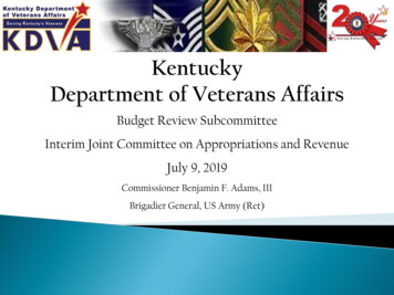 Kentucky Department Of Veterans Affairs