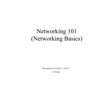 Networking 101 (Networking Basics)