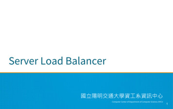 Server Load Balancer - National Chiao Tung University