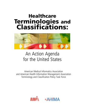Healthcare Terminologies Classifications