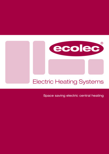 Space Saving Electric Central Heating - Cms.esi.info