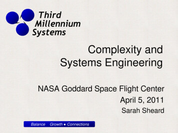 Complexity And Systems Engineering