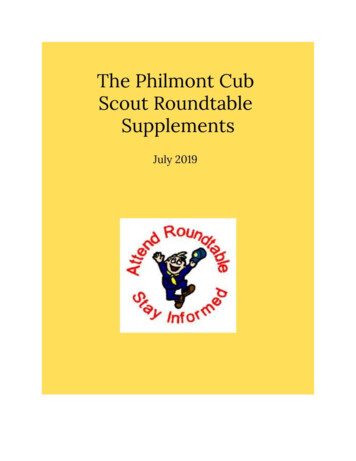 The Philmont Cub Scout Roundtable . - Boy Scouts Of 