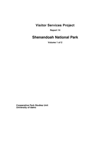Shenandoah National Park - Washington State University