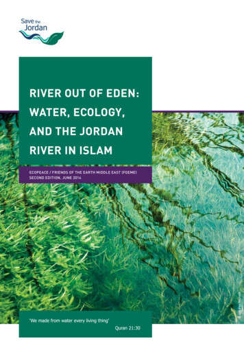 RIVER OUT OF EDEN: WATER, ECOLOGY, AND THE 