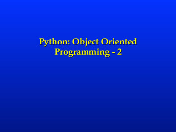 Python: Object Oriented Programming - 2 - IIT Delhi