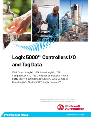 Logix 5000 Controllers I/O And Tag Data, 1756-PM004I-EN-P