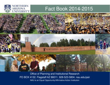 Fact Book 2014-2015 - Northern Arizona University