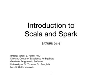 Introduction To Scala And Spark - SEI Digital Library