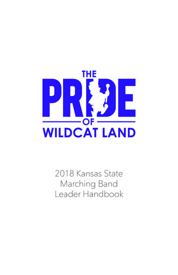 2018 Kansas State Marching Band Leader Handbook