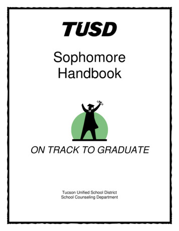 Sophomore Handbook - Tucson Unified School District