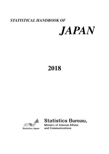 Statistical Handbook Of Japan 2018