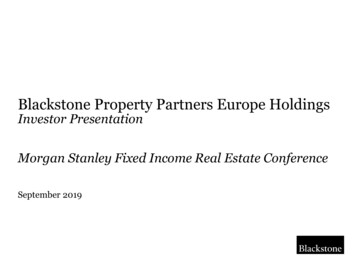 Blackstone Property Partners Europe Holdings