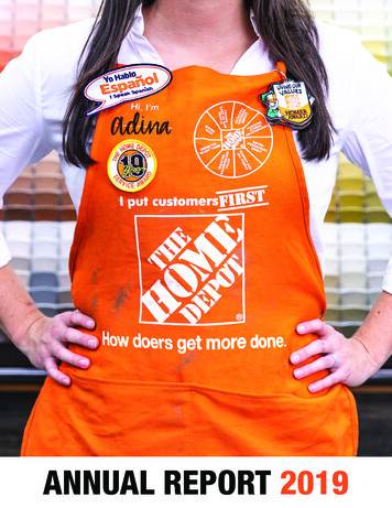 ANNUAL REPORT 2019 - The Home Depot